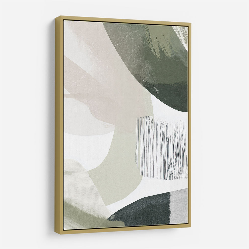 Minimalist Abstract Collage With Overlapping Organic Shapes 21
