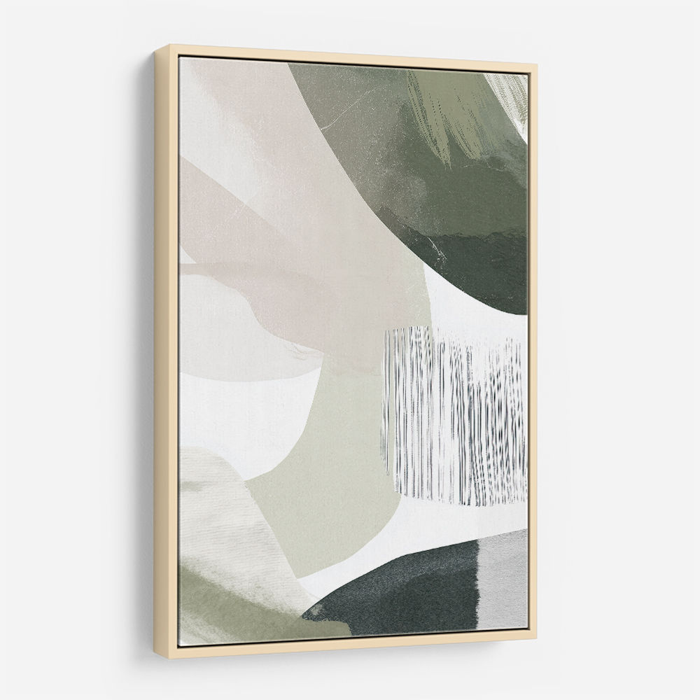 Minimalist Abstract Collage With Overlapping Organic Shapes 21