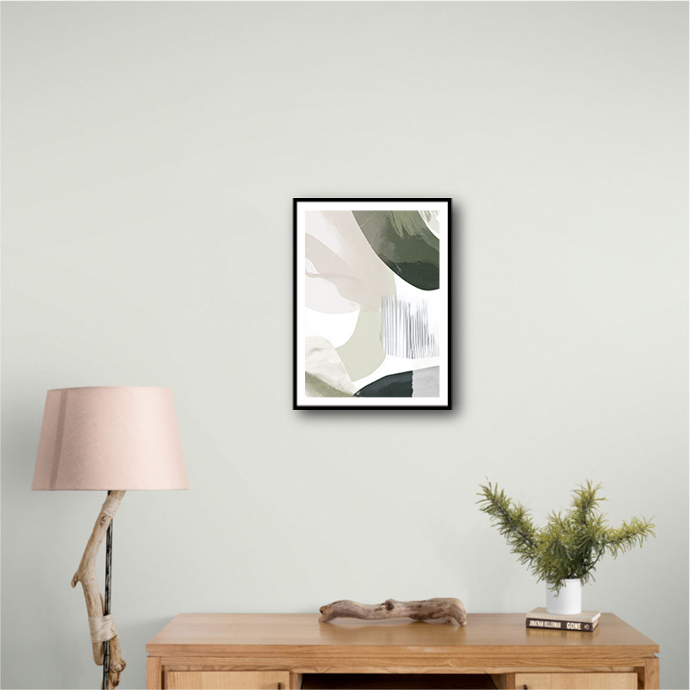 Minimalist Abstract Collage With Overlapping Organic Shapes 21