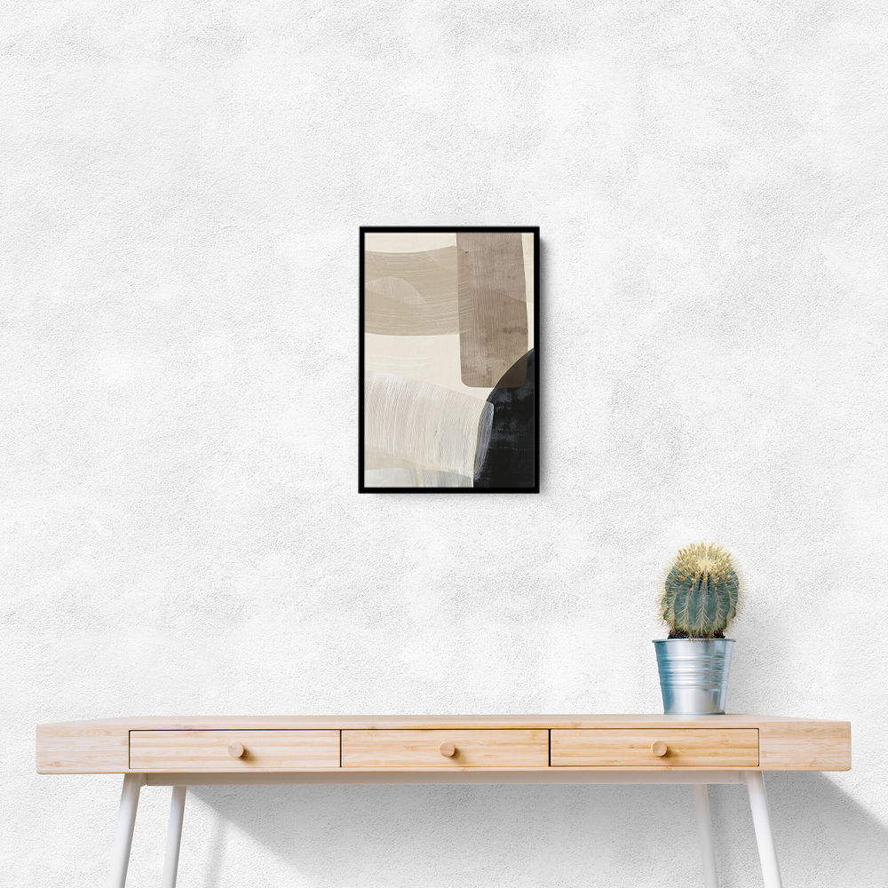 Minimalist Abstract Collage With Overlapping Organic Shapes 22