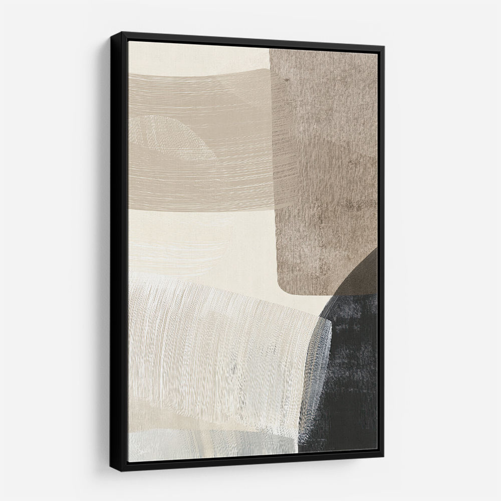 Minimalist Abstract Collage With Overlapping Organic Shapes 22
