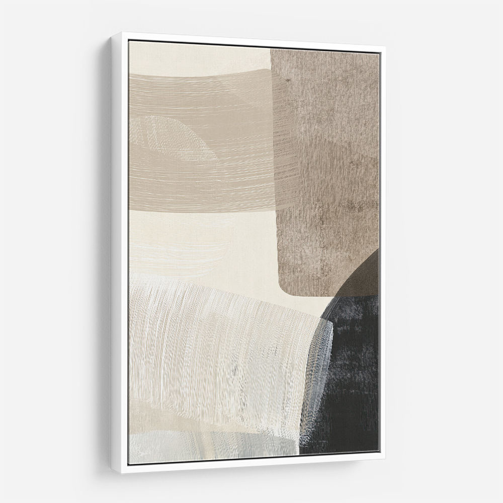 Minimalist Abstract Collage With Overlapping Organic Shapes 22