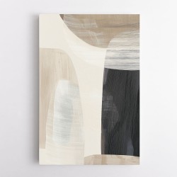 Minimalist Abstract Collage With Overlapping Organic Shapes 23
