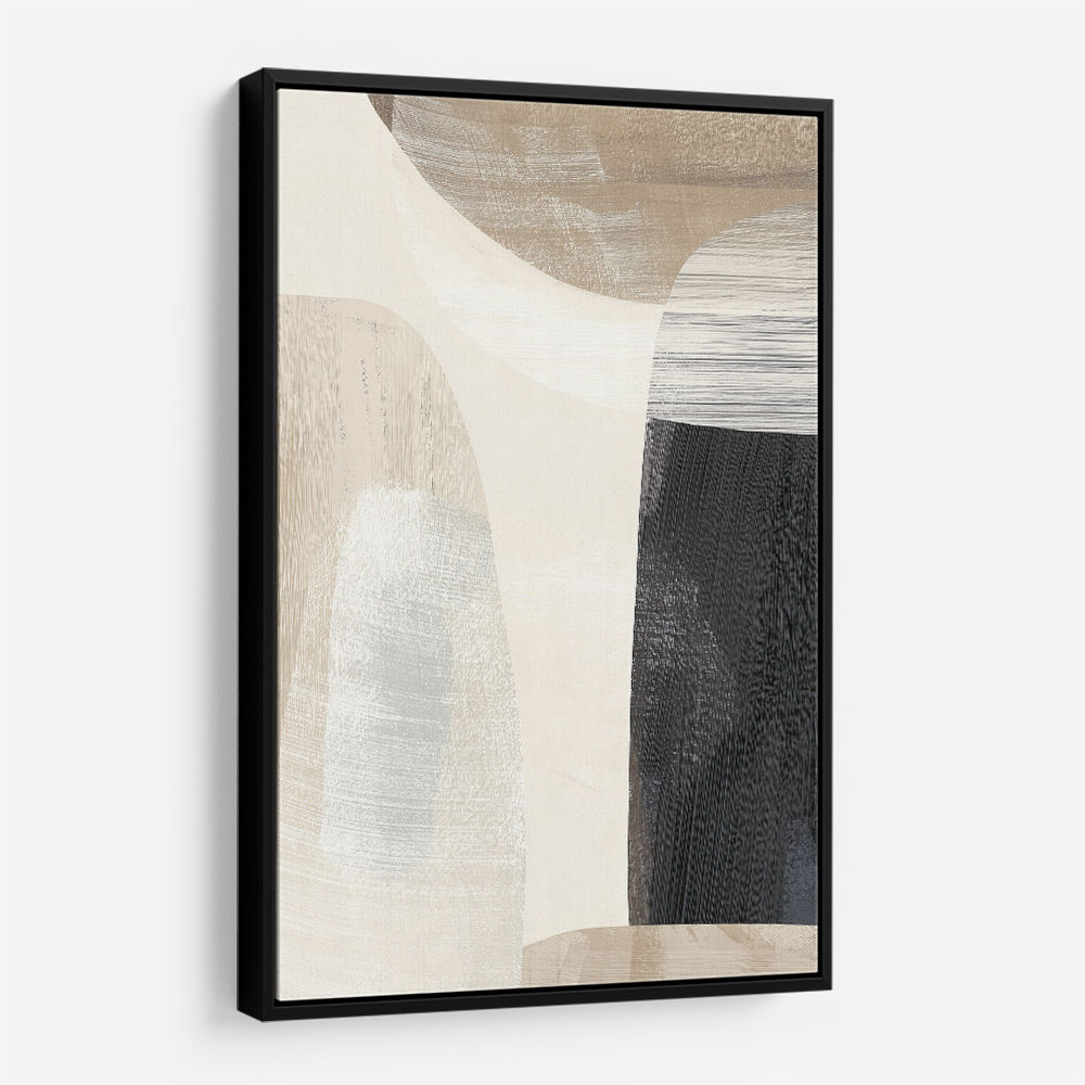 Minimalist Abstract Collage With Overlapping Organic Shapes 23