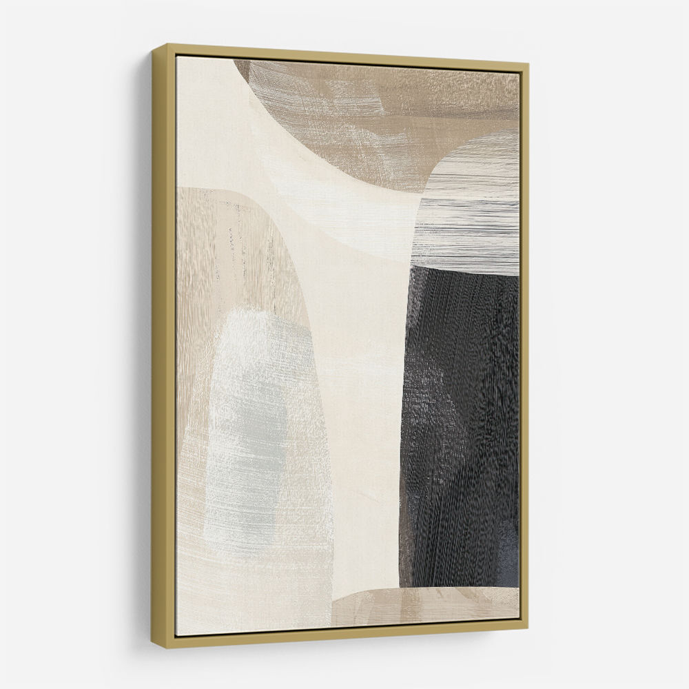 Minimalist Abstract Collage With Overlapping Organic Shapes 23