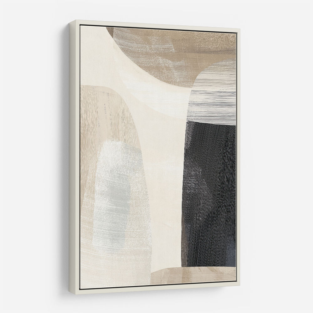 Minimalist Abstract Collage With Overlapping Organic Shapes 23