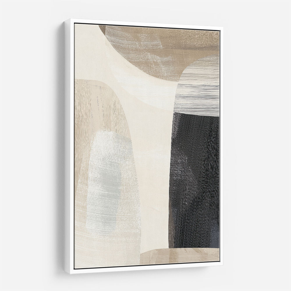 Minimalist Abstract Collage With Overlapping Organic Shapes 23