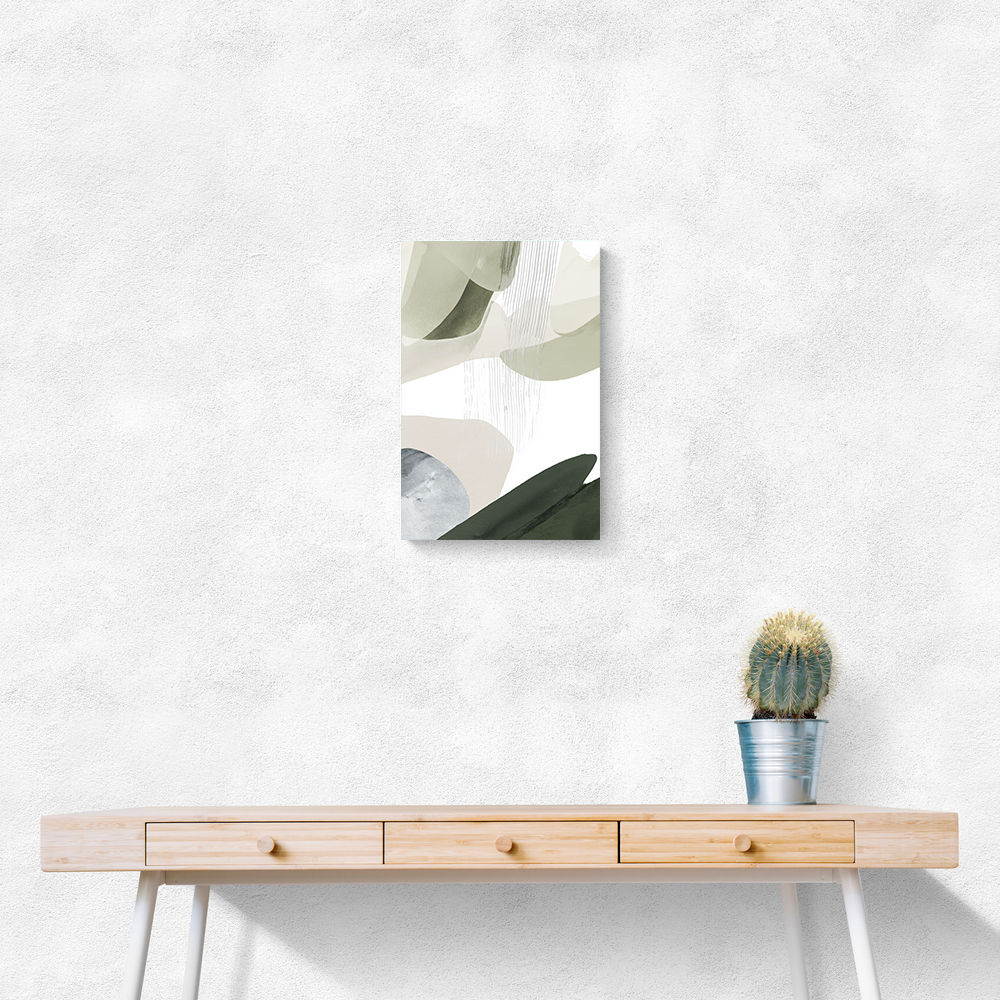 Minimalist Abstract Collage With Overlapping Organic Shapes 24