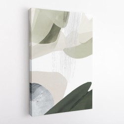 Minimalist Abstract Collage With Overlapping Organic Shapes 24