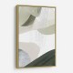 Minimalist Abstract Collage With Overlapping Organic Shapes 24