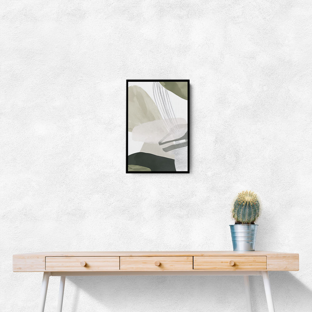 Minimalist Abstract Collage With Overlapping Organic Shapes 25