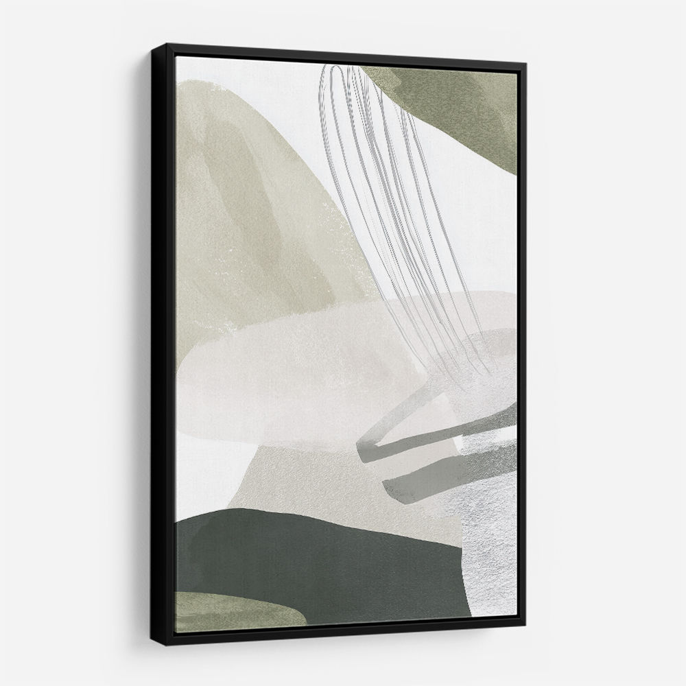 Minimalist Abstract Collage With Overlapping Organic Shapes 25