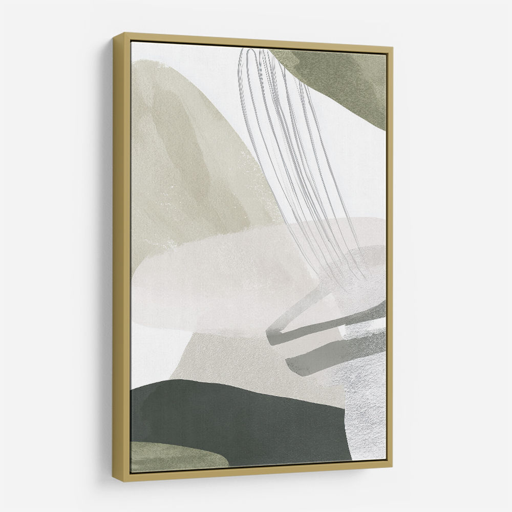 Minimalist Abstract Collage With Overlapping Organic Shapes 25