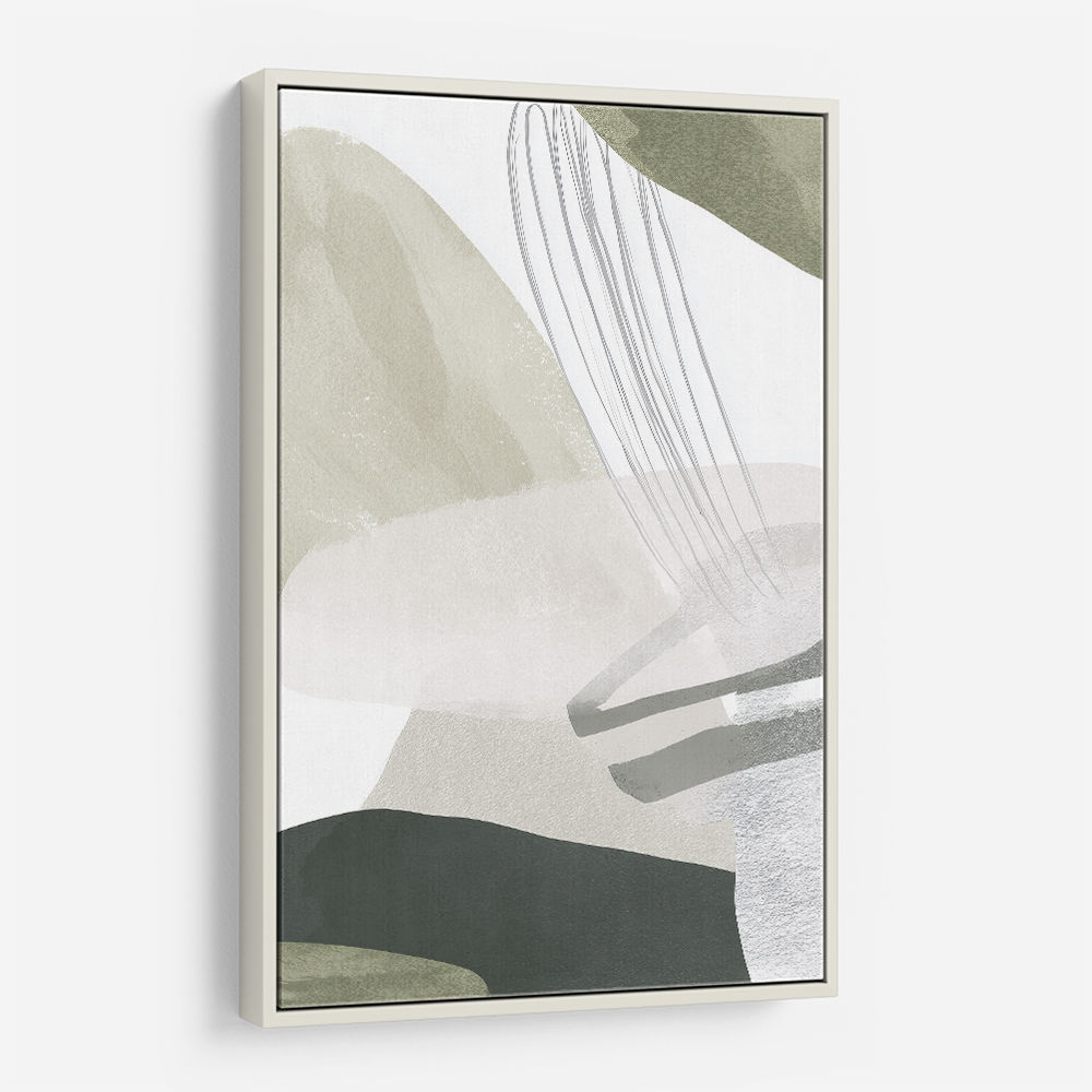 Minimalist Abstract Collage With Overlapping Organic Shapes 25