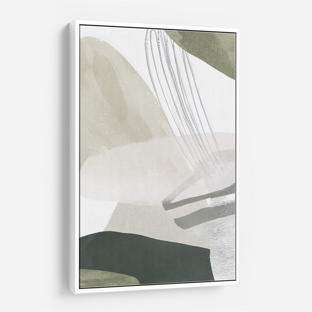 Minimalist Abstract Collage With Overlapping Organic Shapes 25
