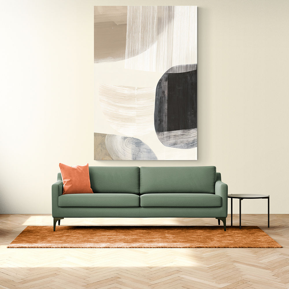 Minimalist Abstract Collage With Overlapping Organic Shapes 27
