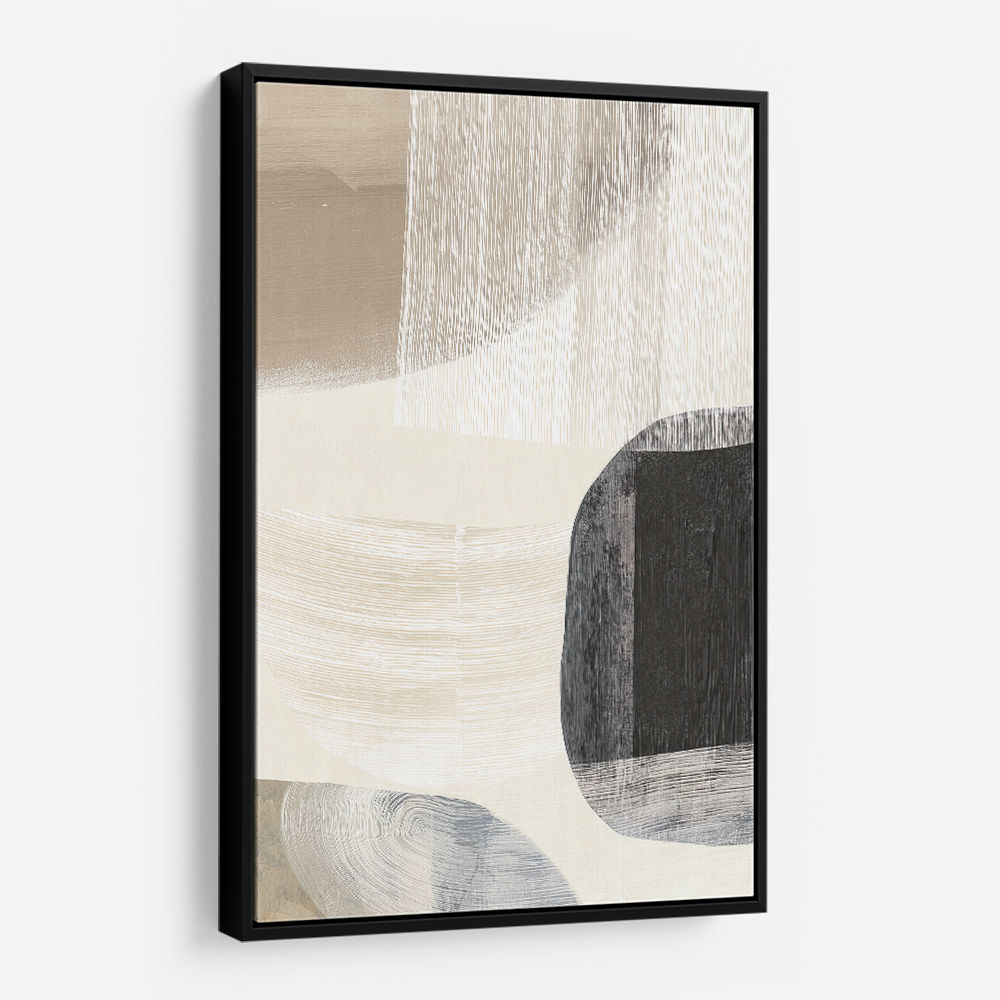 Minimalist Abstract Collage With Overlapping Organic Shapes 27