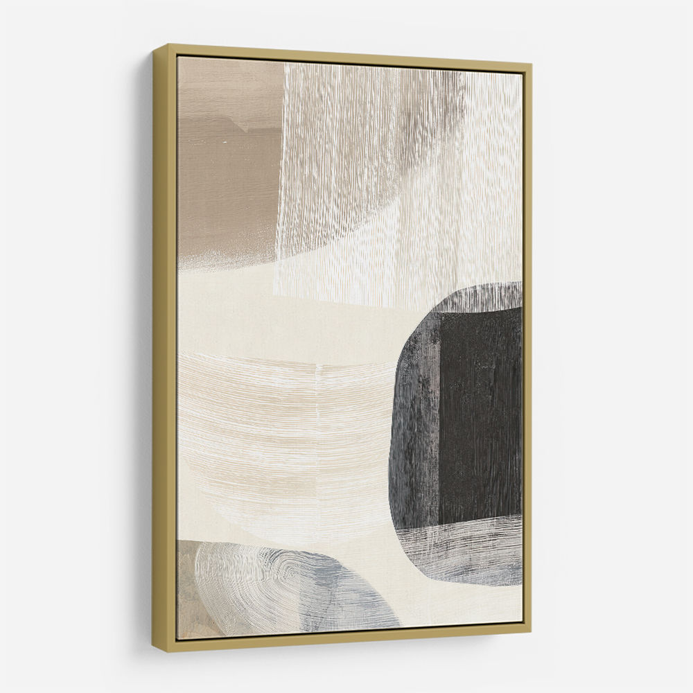 Minimalist Abstract Collage With Overlapping Organic Shapes 27