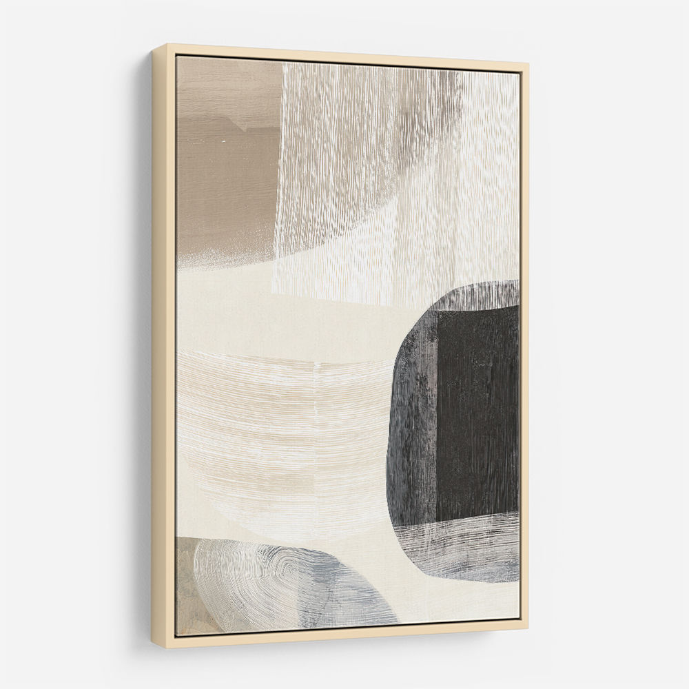 Minimalist Abstract Collage With Overlapping Organic Shapes 27