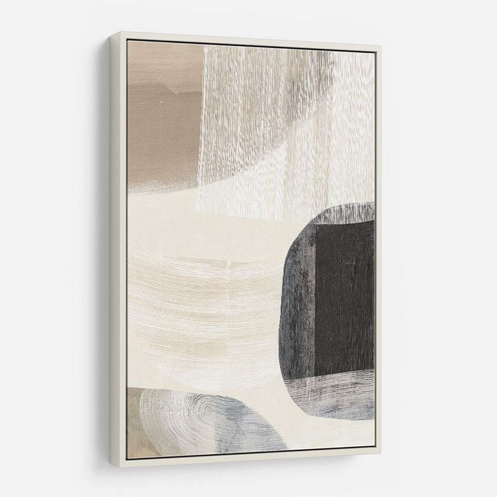 Minimalist Abstract Collage With Overlapping Organic Shapes 27