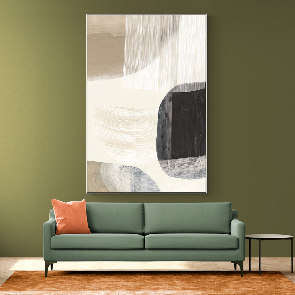 Minimalist Abstract Collage With Overlapping Organic Shapes 27