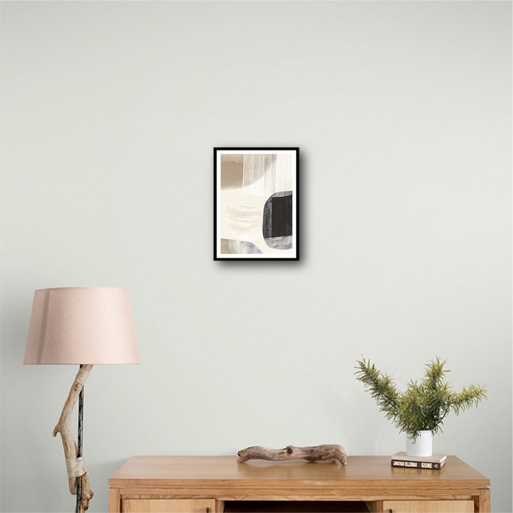 Minimalist Abstract Collage With Overlapping Organic Shapes 27