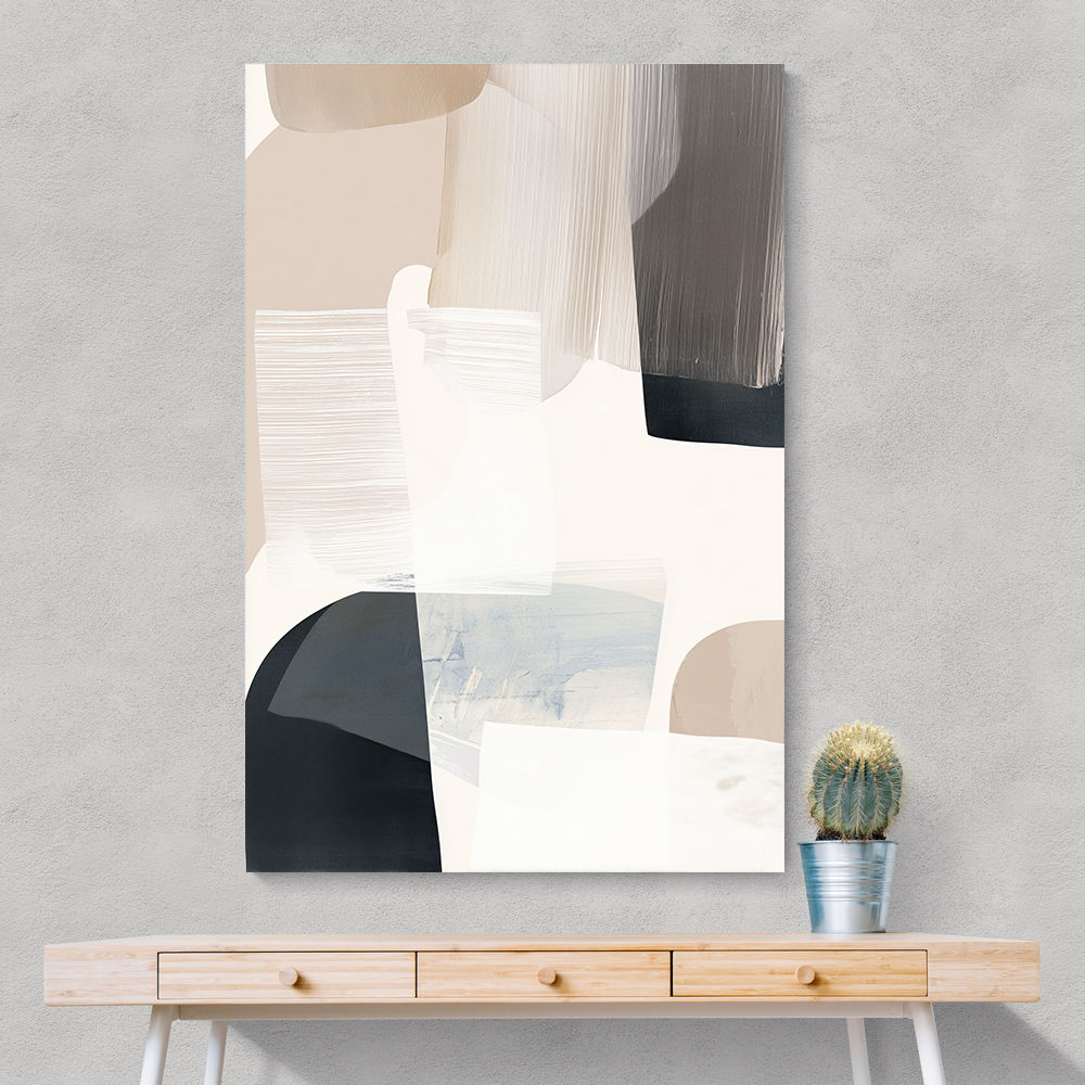 Minimalist Abstract Collage With Overlapping Organic Shapes 28 Minimalist Abstract Collage With Overlapping Organic Shapes 28