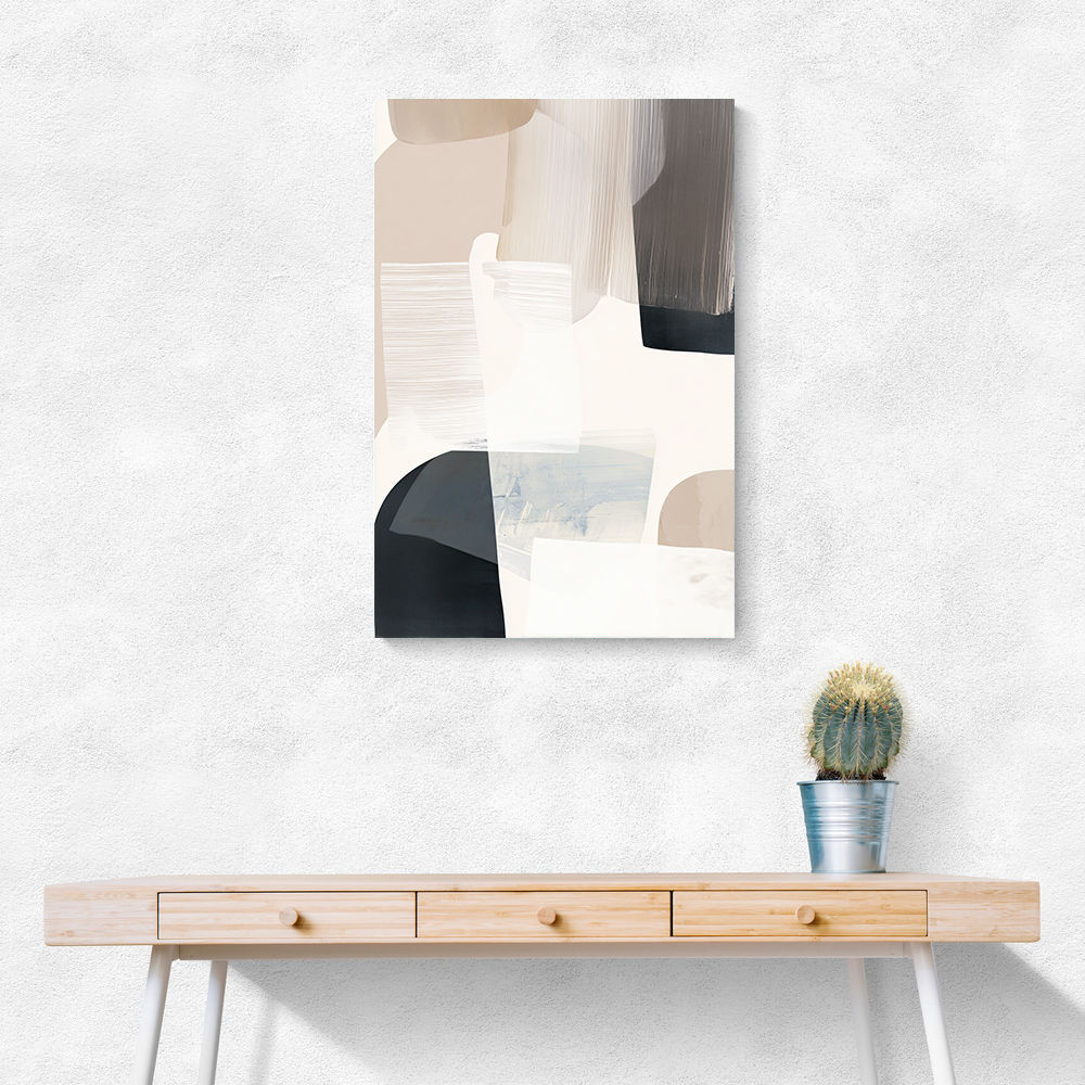 Minimalist Abstract Collage With Overlapping Organic Shapes 28 Minimalist Abstract Collage With Overlapping Organic Shapes 28