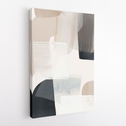 Minimalist Abstract Collage With Overlapping Organic Shapes 28