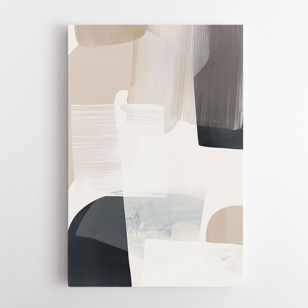 Minimalist Abstract Collage With Overlapping Organic Shapes 28 Minimalist Abstract Collage With Overlapping Organic Shapes 28