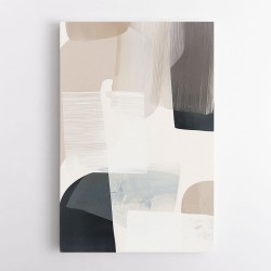 Minimalist Abstract Collage With Overlapping Organic Shapes 28