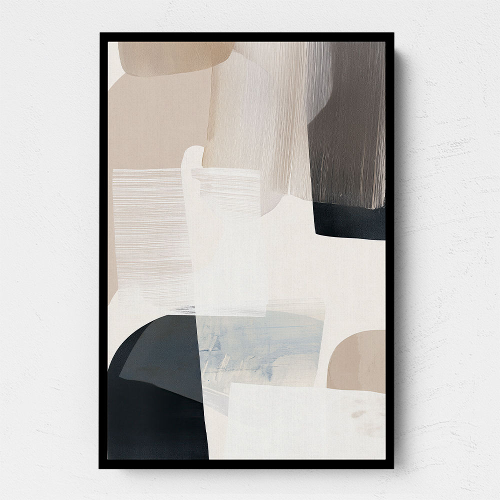 Minimalist Abstract Collage With Overlapping Organic Shapes 28 Minimalist Abstract Collage With Overlapping Organic Shapes 28