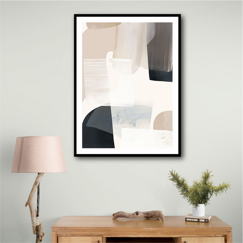Minimalist Abstract Collage With Overlapping Organic Shapes 28 Minimalist Abstract Collage With Overlapping Organic Shapes 28