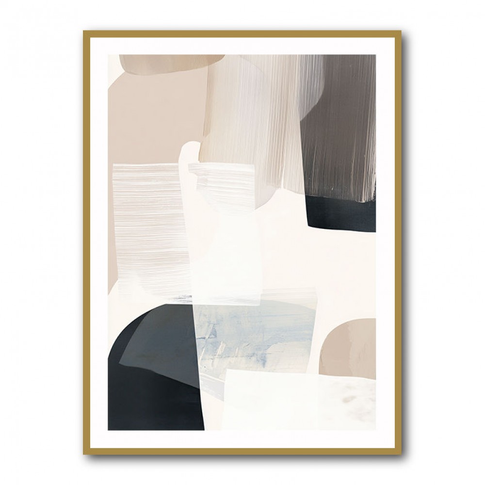 Minimalist Abstract Collage With Overlapping Organic Shapes 28 Minimalist Abstract Collage With Overlapping Organic Shapes 28