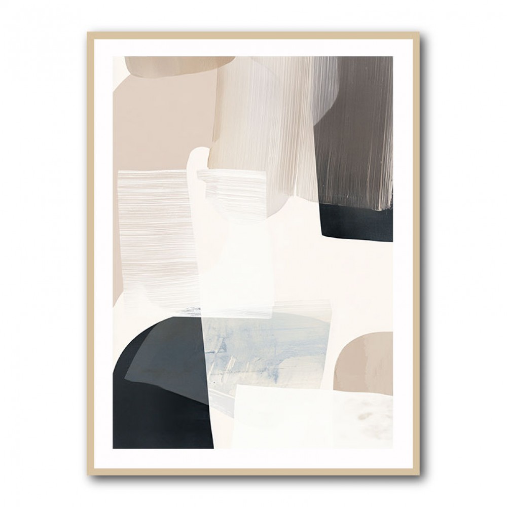 Minimalist Abstract Collage With Overlapping Organic Shapes 28 Minimalist Abstract Collage With Overlapping Organic Shapes 28