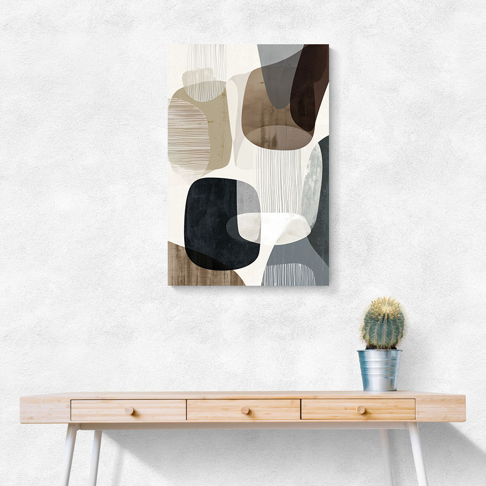 Minimalist Abstract Collage With Overlapping Organic Shapes 29 Minimalist Abstract Collage With Overlapping Organic Shapes 29