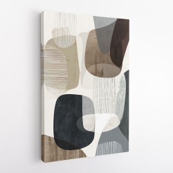Minimalist Abstract Collage With Overlapping Organic Shapes 29