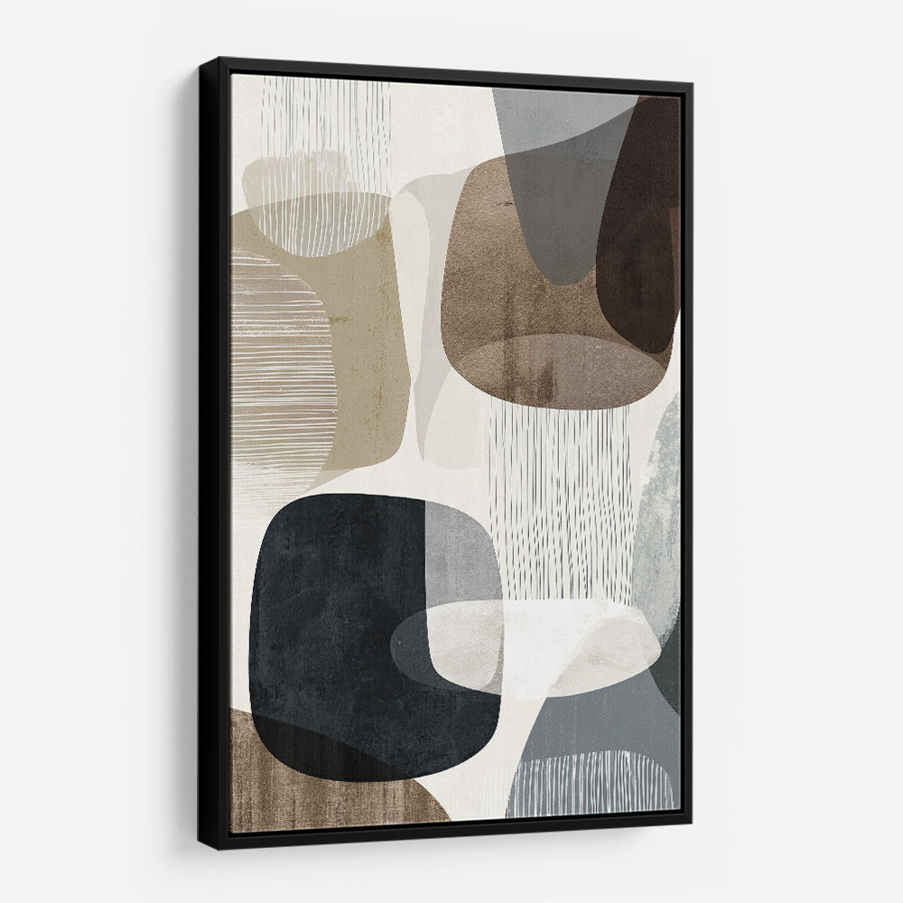 Minimalist Abstract Collage With Overlapping Organic Shapes 29 Minimalist Abstract Collage With Overlapping Organic Shapes 29