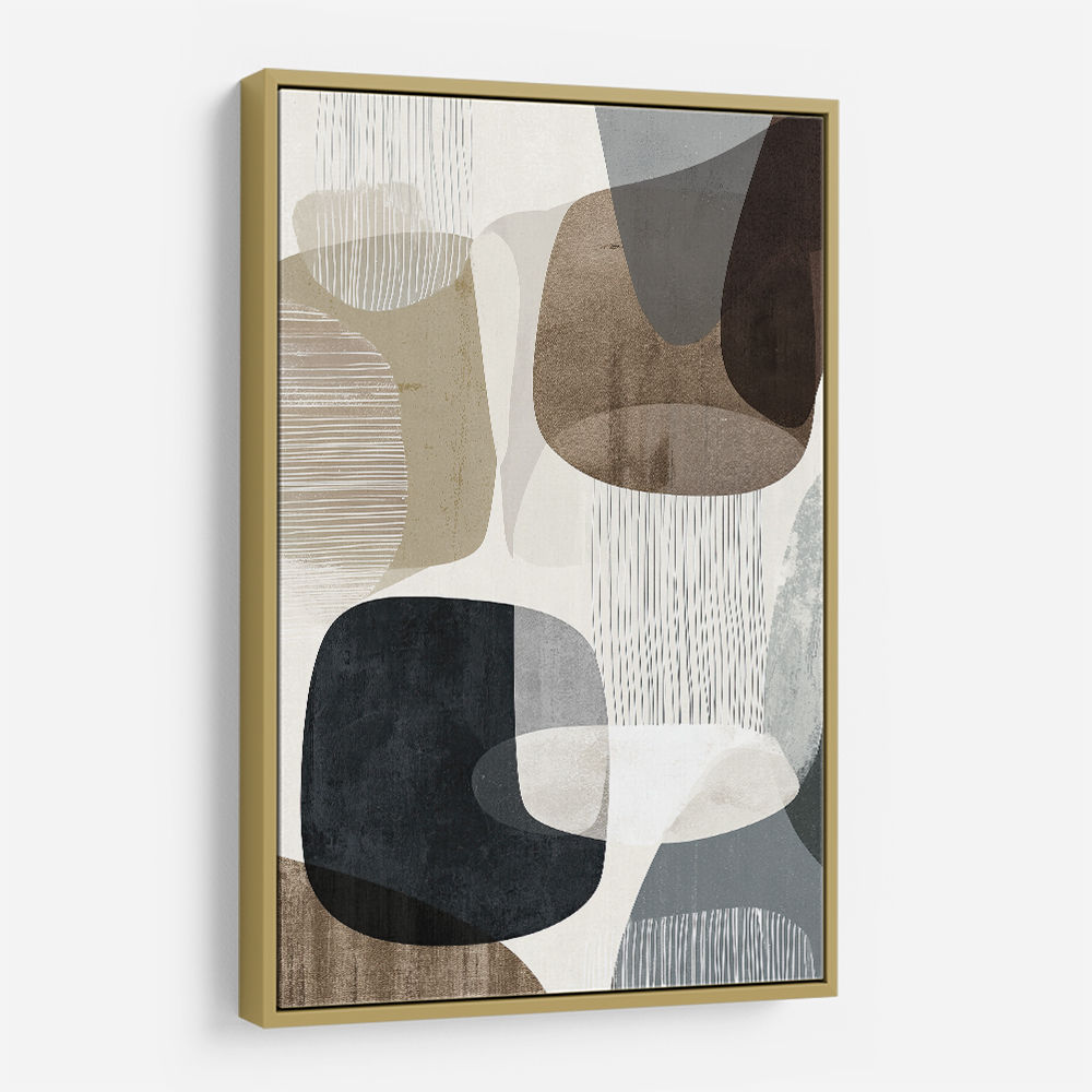Minimalist Abstract Collage With Overlapping Organic Shapes 29 Minimalist Abstract Collage With Overlapping Organic Shapes 29