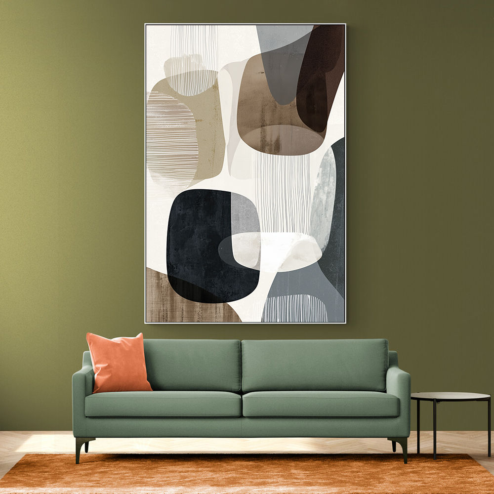 Minimalist Abstract Collage With Overlapping Organic Shapes 29 Minimalist Abstract Collage With Overlapping Organic Shapes 29