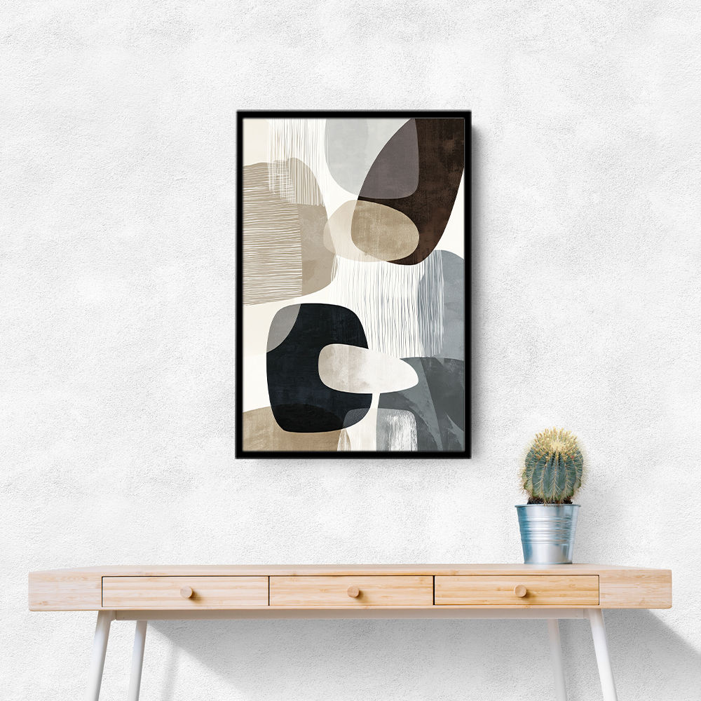 Minimalist Abstract Collage With Overlapping Organic Shapes 30 Minimalist Abstract Collage With Overlapping Organic Shapes 30