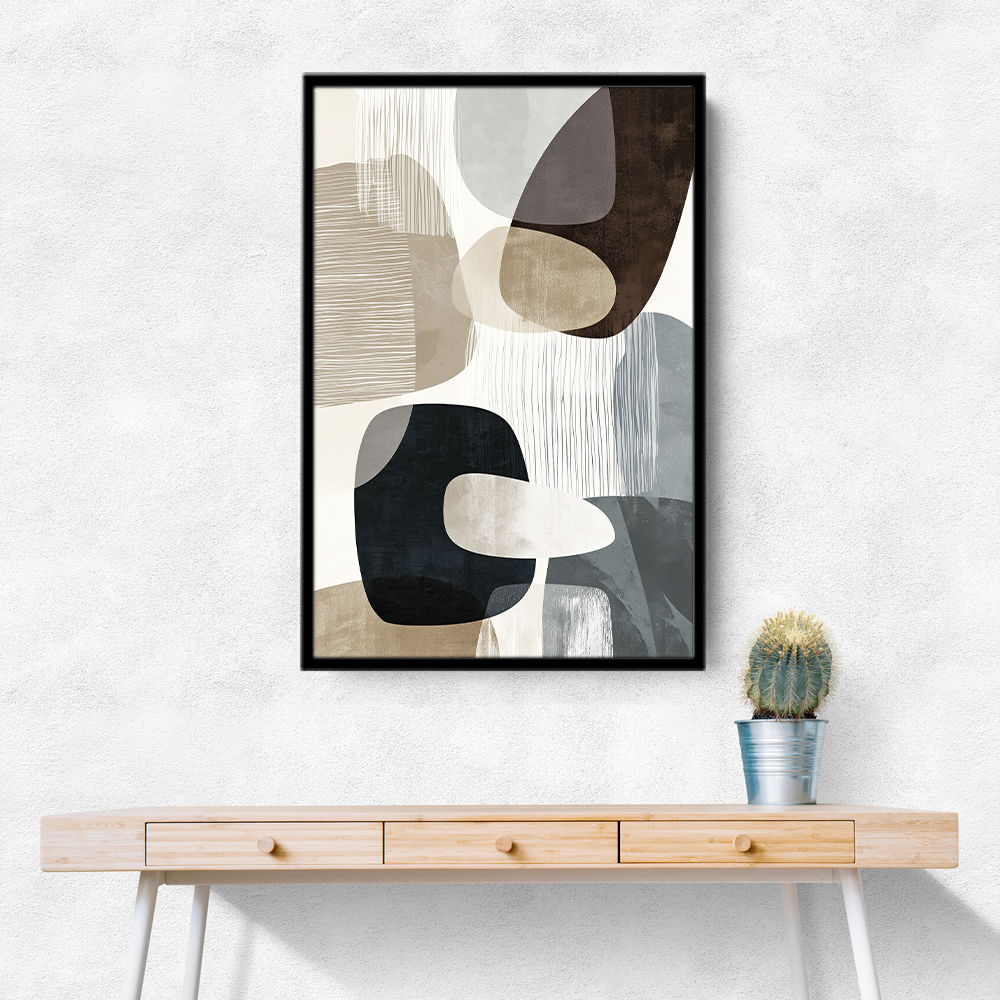Minimalist Abstract Collage With Overlapping Organic Shapes 30 Minimalist Abstract Collage With Overlapping Organic Shapes 30