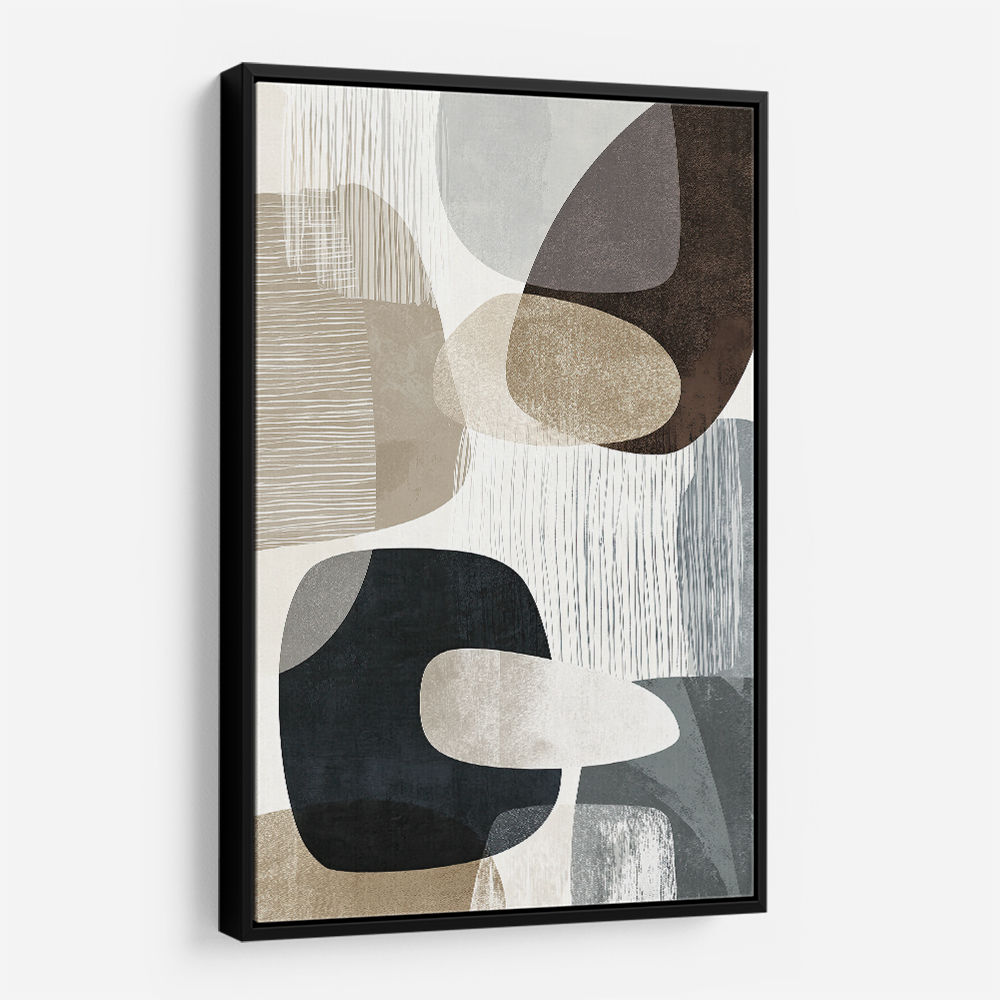 Minimalist Abstract Collage With Overlapping Organic Shapes 30 Minimalist Abstract Collage With Overlapping Organic Shapes 30