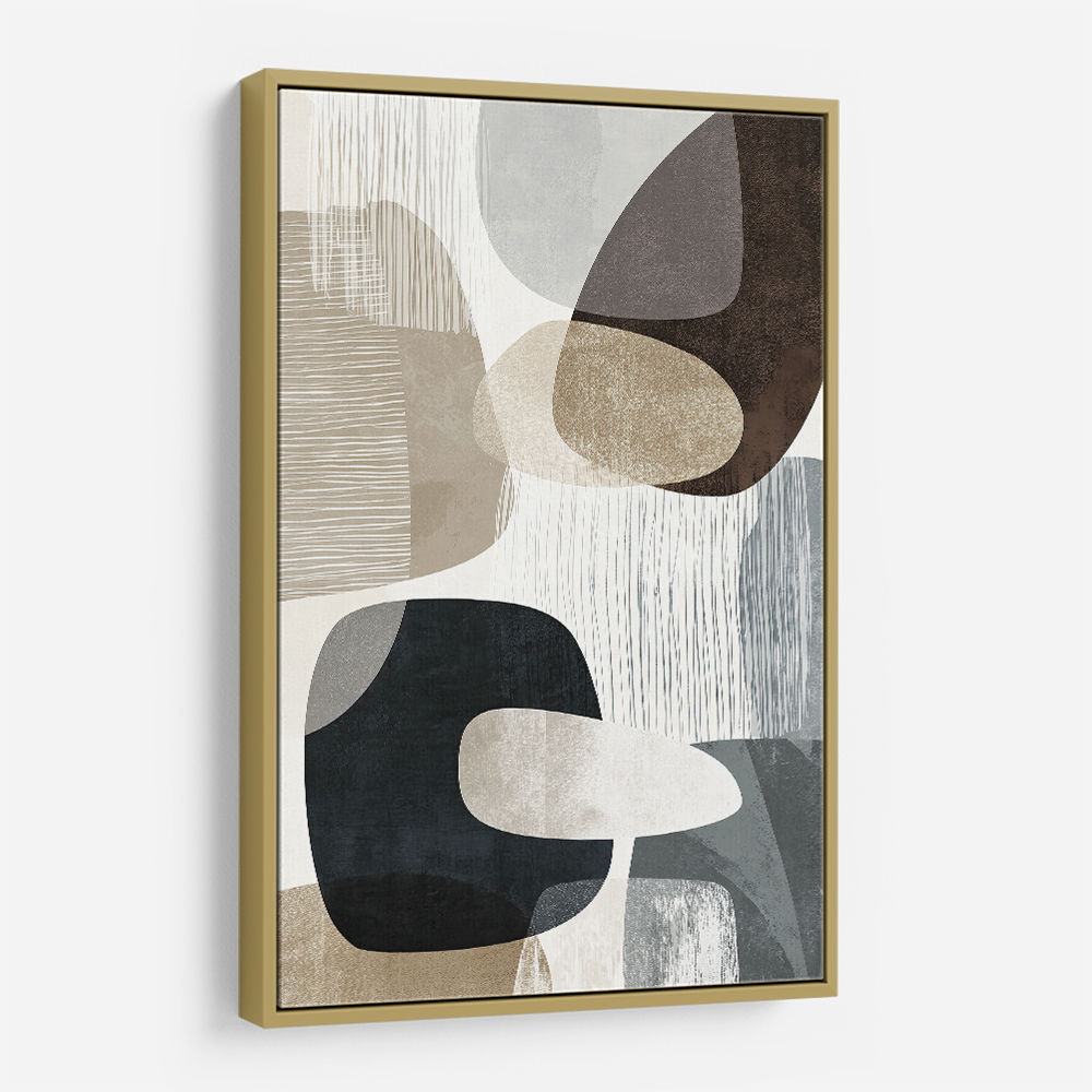 Minimalist Abstract Collage With Overlapping Organic Shapes 30 Minimalist Abstract Collage With Overlapping Organic Shapes 30