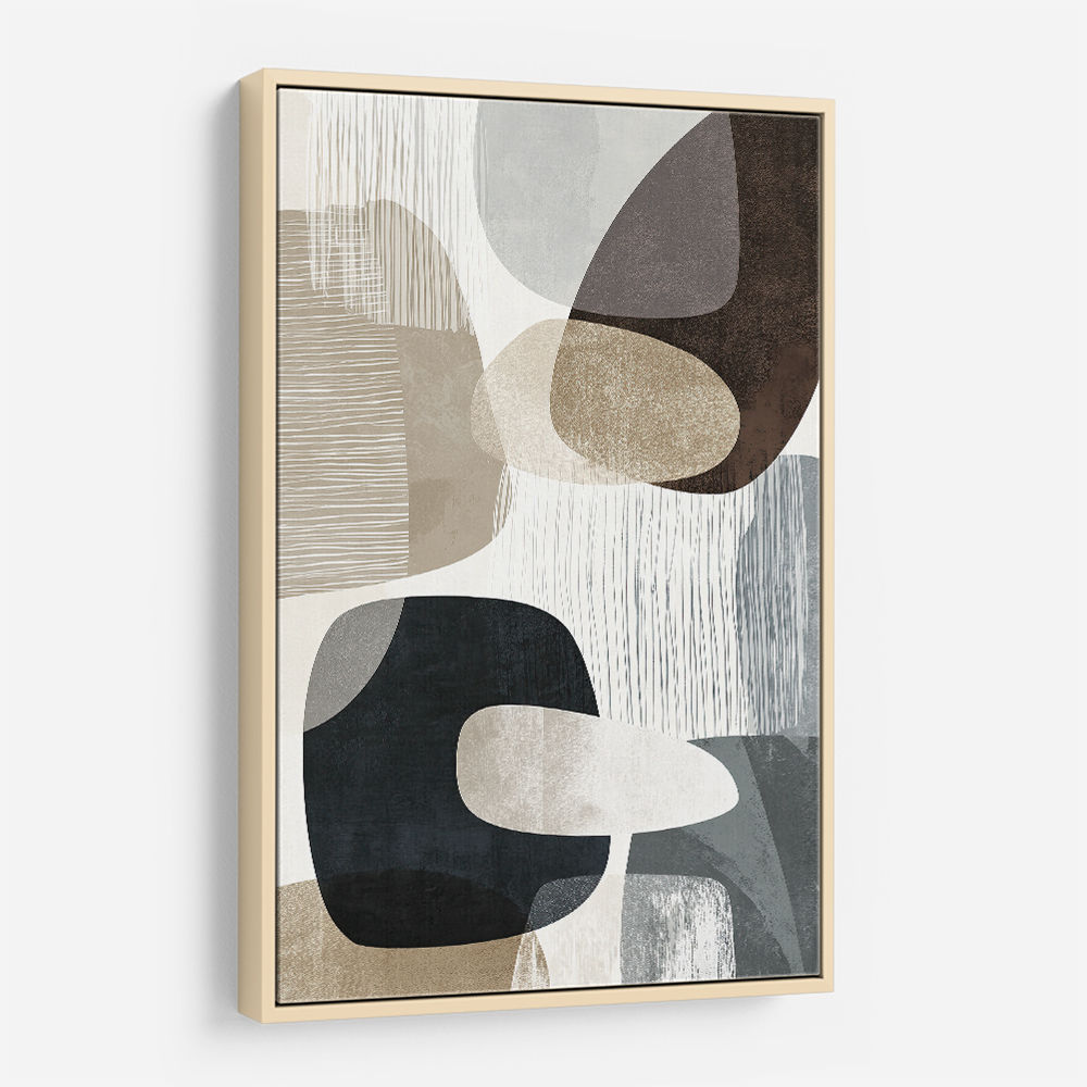 Minimalist Abstract Collage With Overlapping Organic Shapes 30 Minimalist Abstract Collage With Overlapping Organic Shapes 30