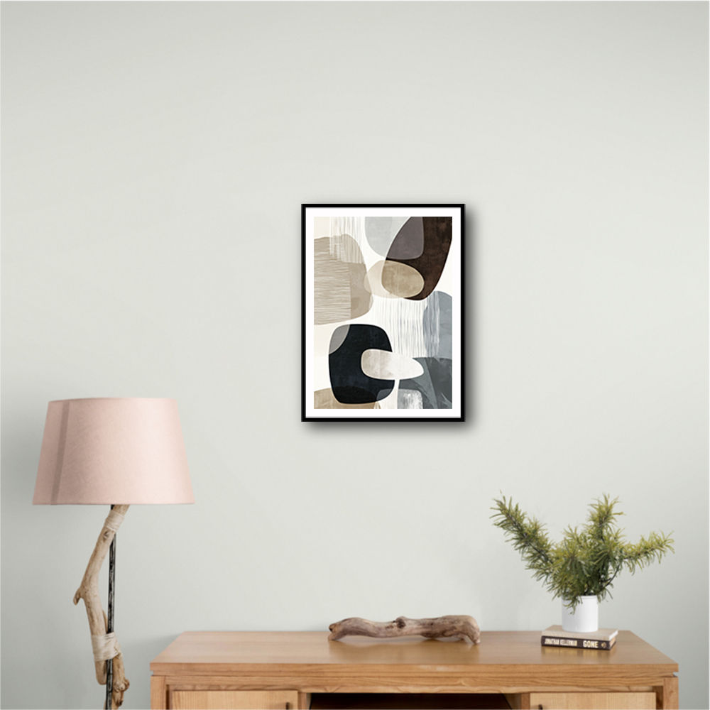 Minimalist Abstract Collage With Overlapping Organic Shapes 30 Minimalist Abstract Collage With Overlapping Organic Shapes 30