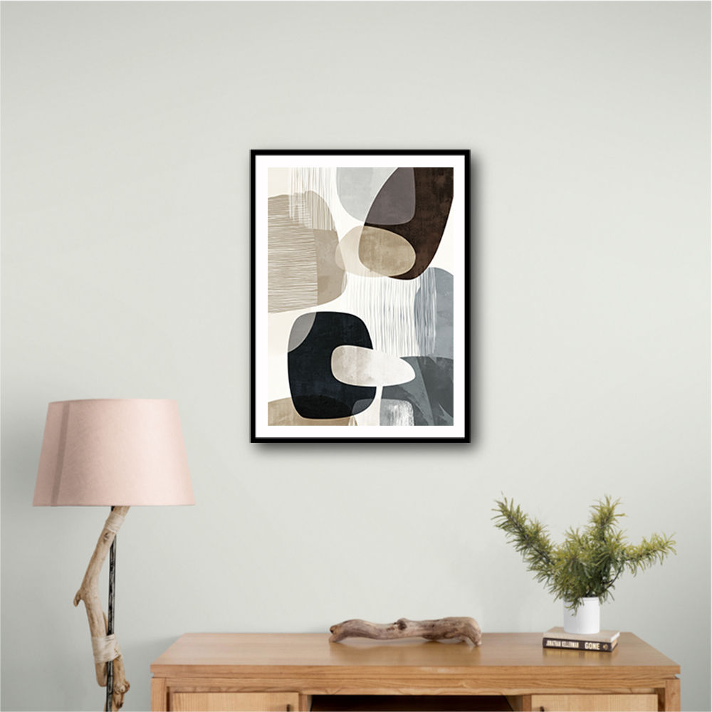 Minimalist Abstract Collage With Overlapping Organic Shapes 30 Minimalist Abstract Collage With Overlapping Organic Shapes 30