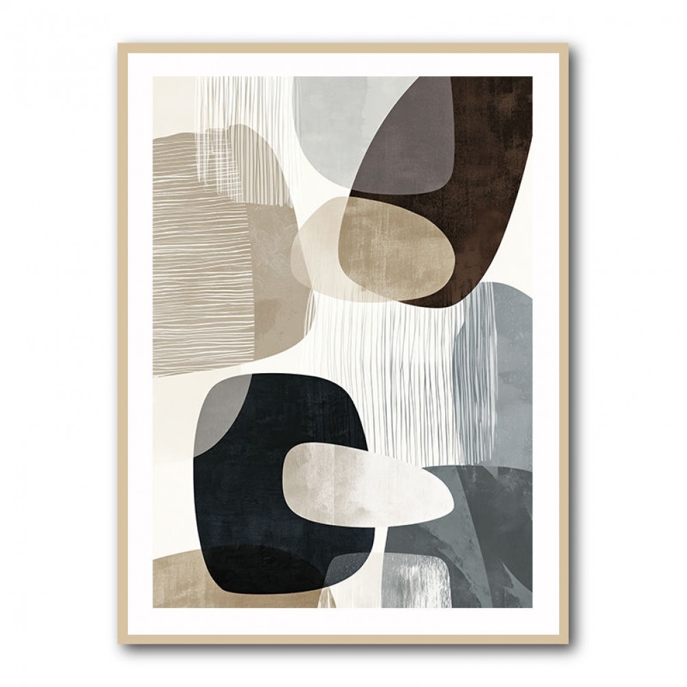 Minimalist Abstract Collage With Overlapping Organic Shapes 30 Minimalist Abstract Collage With Overlapping Organic Shapes 30