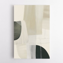 Minimalist Abstract Collage With Overlapping Organic Shapes 32