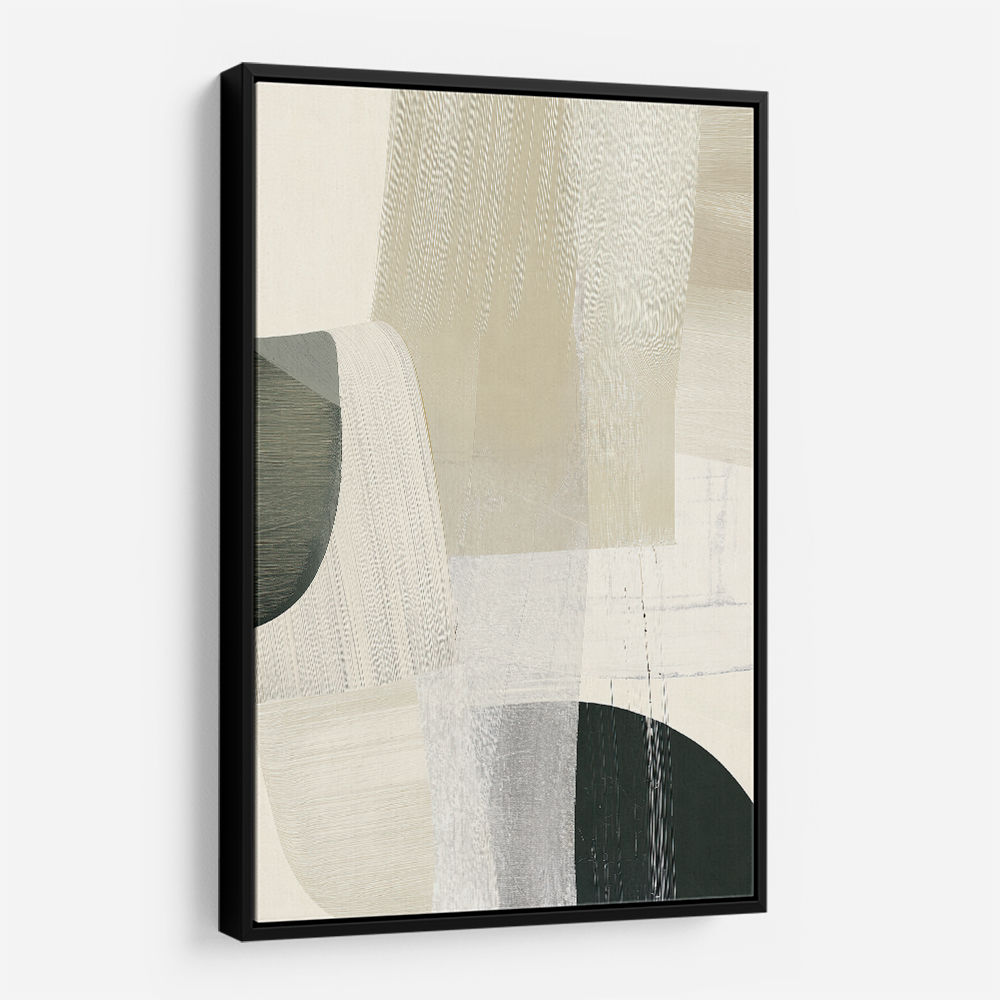 Minimalist Abstract Collage With Overlapping Organic Shapes 32